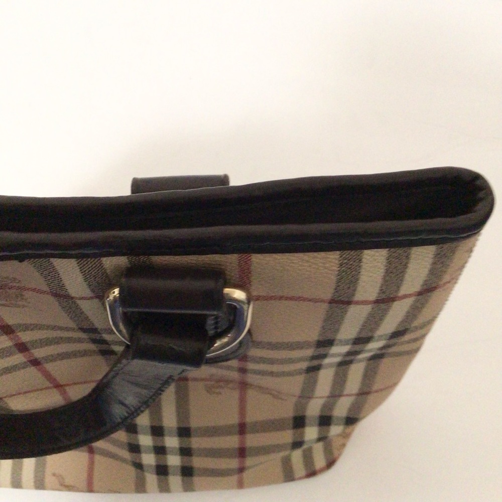 Burberry Haymarket Tote Bag - Picture 9 of 15